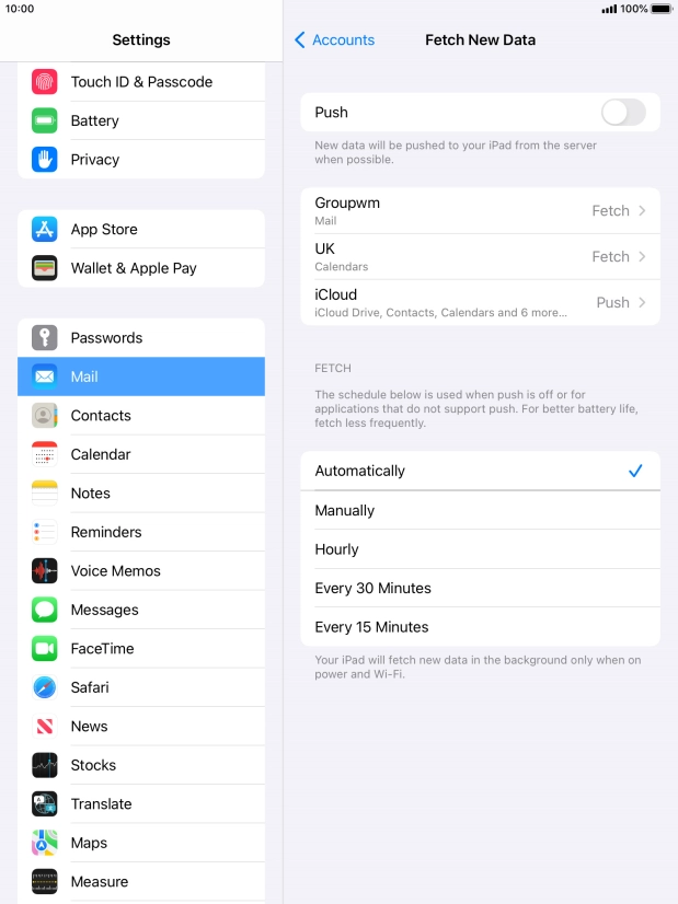 If you turn off the function, press the required setting. If you turn off the function, press the required setting.