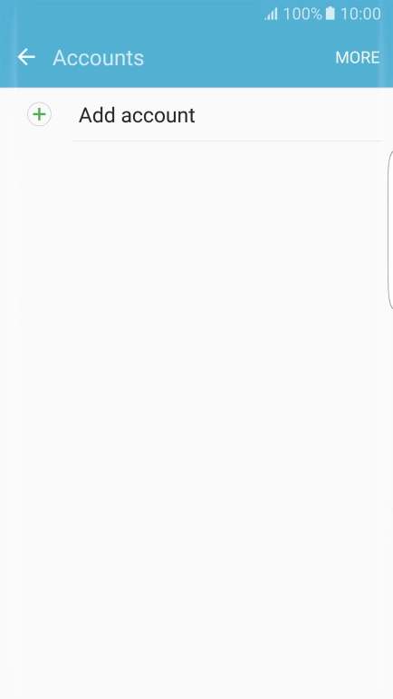 Press Add account. Press Add account.