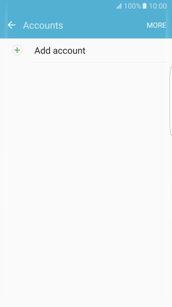 Press Add account. Press Add account.