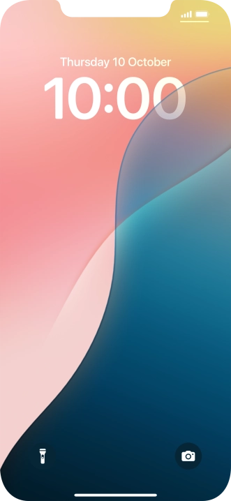 Slide your finger upwards starting from the bottom of the screen. Slide your finger upwards starting from the bottom of the screen.