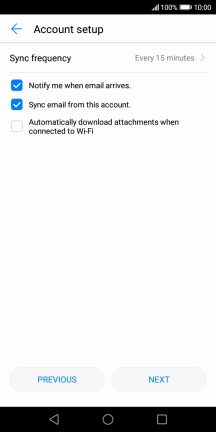 Press Sync frequency. Press Sync frequency.