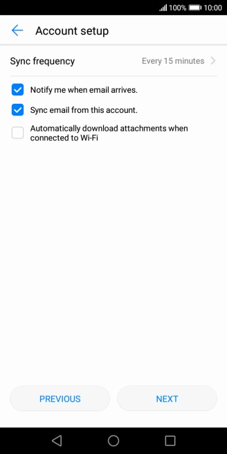Press Sync frequency. Press Sync frequency.