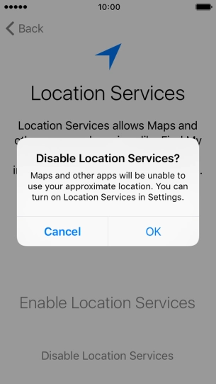 If you turn off the function, press OK. If you turn off the function, press OK.