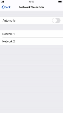 If you turn off the function, press the required network. If you turn off the function, press the required network.