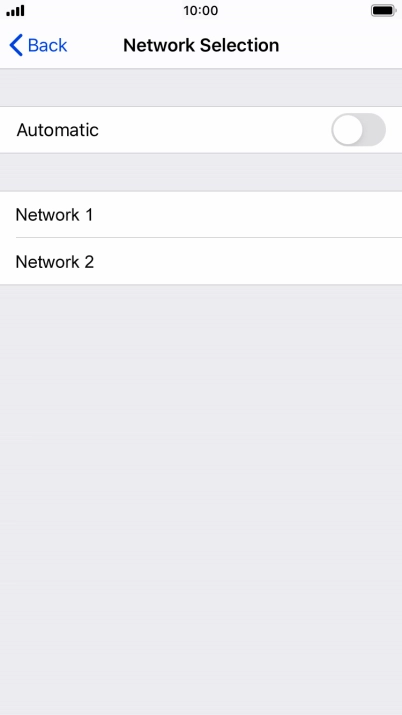 If you turn off the function, press the required network. If you turn off the function, press the required network.
