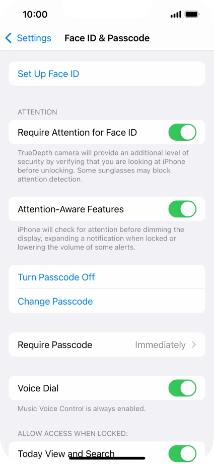 Press Turn Passcode Off and key in the phone lock code. Press Turn Passcode Off and key in the phone lock code.
