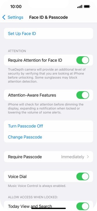 Press Turn Passcode Off and key in the phone lock code. Press Turn Passcode Off and key in the phone lock code.