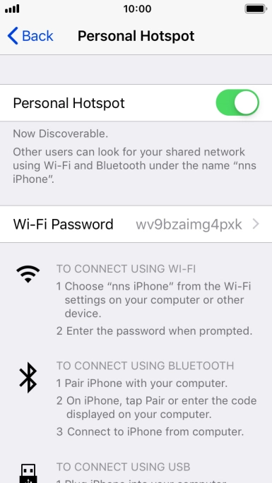 Press Wi-Fi Password and key in the required password. Press Wi-Fi Password and key in the required password.
