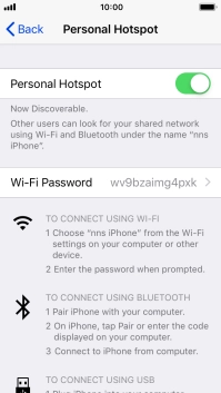 Press Wi-Fi Password and key in the required password. Press Wi-Fi Password and key in the required password.