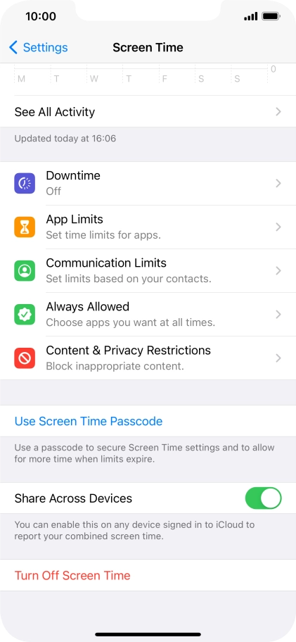 Press the indicator next to Press the indicator next to