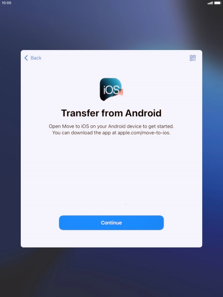 To transfer content to your tablet, you need to install the app To transfer content to your tablet, you need to install the app