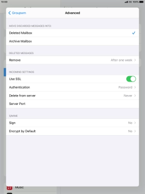 Press the indicator next to Press the indicator next to