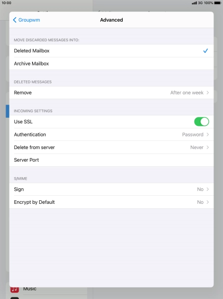 Press the indicator next to Press the indicator next to