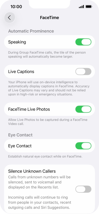 Press the indicator next to Press the indicator next to