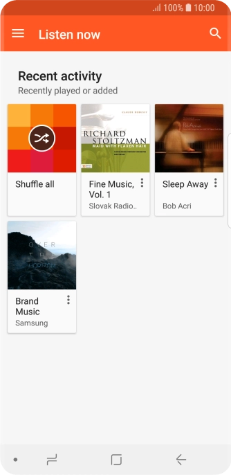 Slide your finger right starting from the left side of the screen. Slide your finger right starting from the left side of the screen.