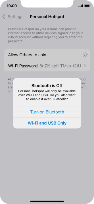If Wi-Fi is turned on, press Wi-Fi and USB Only. If Wi-Fi is turned on, press Wi-Fi and USB Only.