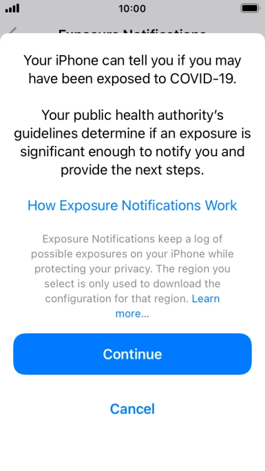 Press Continue. Press Continue.