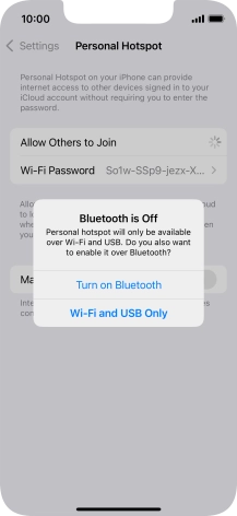 If Wi-Fi is turned on, press Wi-Fi and USB Only. If Wi-Fi is turned on, press Wi-Fi and USB Only.