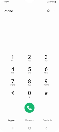 Press the menu icon. Press the menu icon.