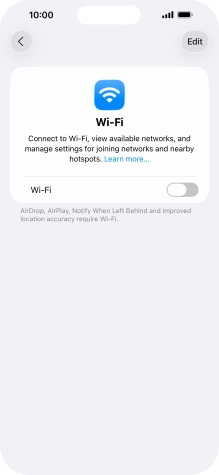 Press the indicator next to Press the indicator next to