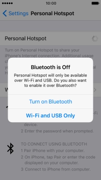 Press WiFi and USB Only. An internet connection from your computer via your phone is automatically established. Press WiFi and USB Only. An internet connection from your computer via your phone is automatically established.