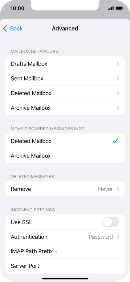 Press the indicator next to Press the indicator next to