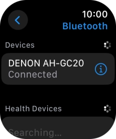 Press the Digital Crown several times to return to standby mode. Press the Digital Crown several times to return to standby mode.