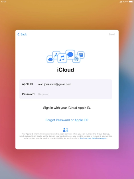 Press the field next to Press the field next to