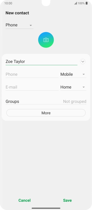 Press Phone and key in the required phone number. Press Phone and key in the required phone number.