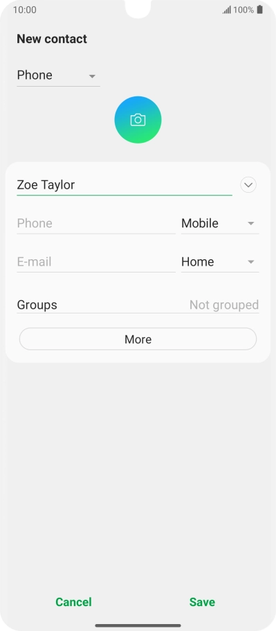 Press Phone and key in the required phone number. Press Phone and key in the required phone number.