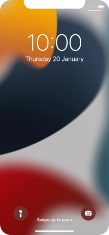 Slide your finger upwards starting from the bottom of the screen. Slide your finger upwards starting from the bottom of the screen.