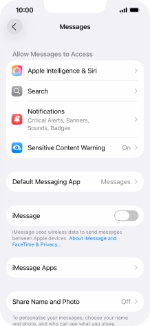 Press the indicator next to Press the indicator next to
