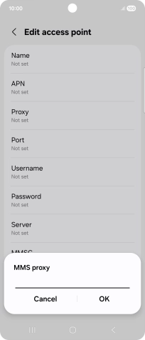 Key in 10.202.002.060 and press OK. Key in 10.202.002.060 and press OK.