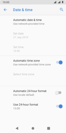 Press the Home key to return to the home screen. Press the Home key to return to the home screen.