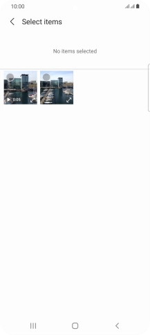 Press the required picture. Press the required picture.