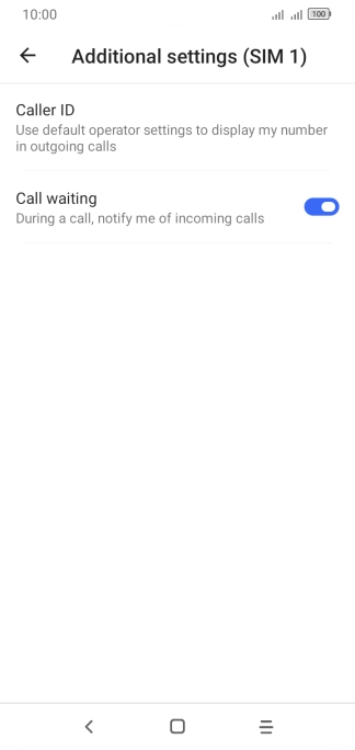 Press the indicator next to Press the indicator next to