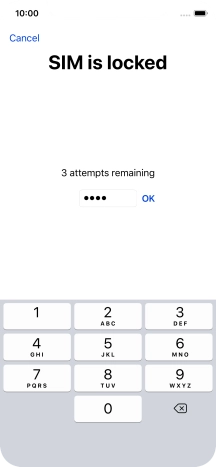 If your SIM is locked, key in your PIN and press OK. If your SIM is locked, key in your PIN and press OK.