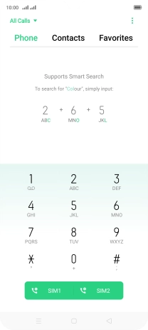 Press the menu icon. Press the menu icon.