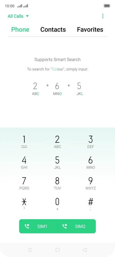 Press the menu icon. Press the menu icon.