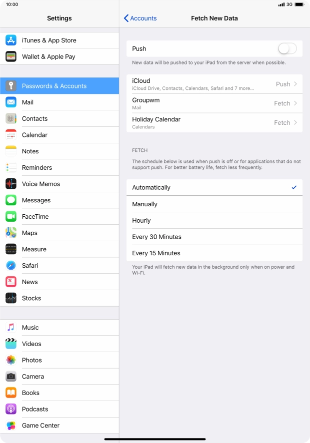 If you turn off the function, press the required setting. If you turn off the function, press the required setting.