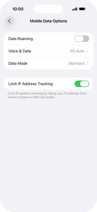 Press the indicator next to Press the indicator next to