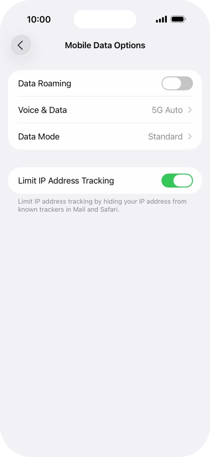 Press the indicator next to Press the indicator next to