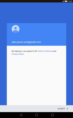 Press ACCEPT. Press ACCEPT.