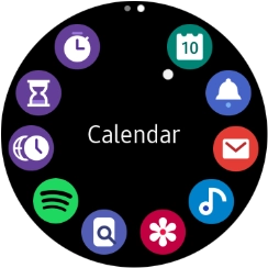 Press the find phone icon. Press the find phone icon.