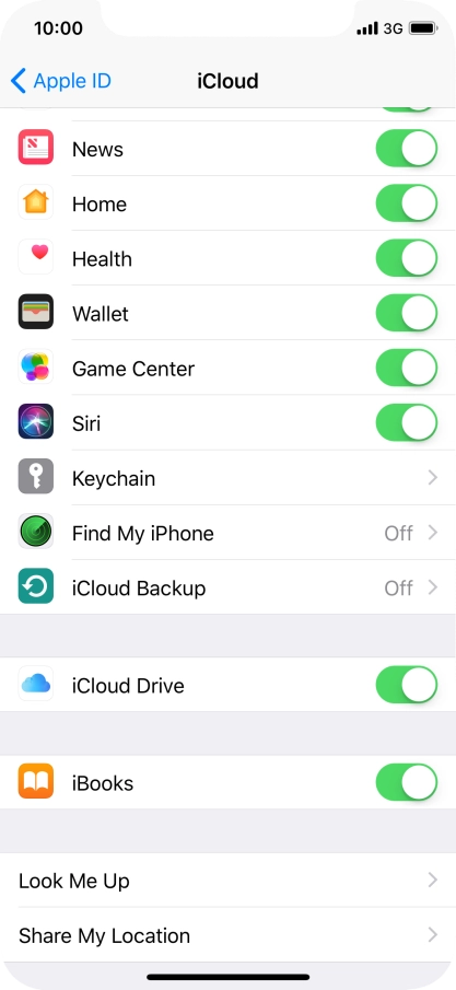 Press iCloud Backup. Press iCloud Backup.