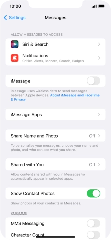 Press the indicator next to Press the indicator next to
