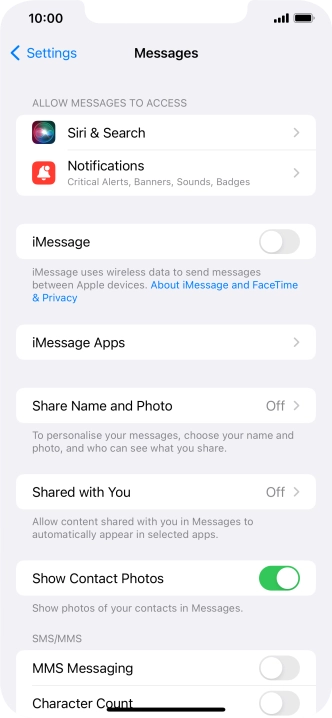 Press the indicator next to Press the indicator next to