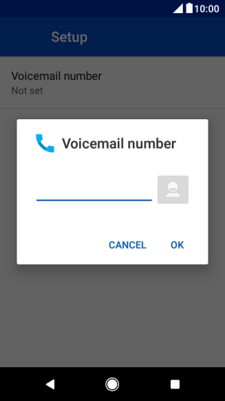 Key in +61414121121 and press OK. Key in +61414121121 and press OK.
