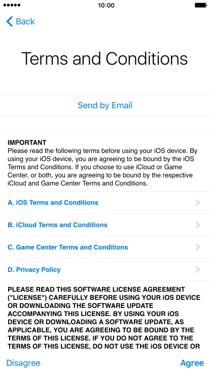 Press Agree. Press Agree.
