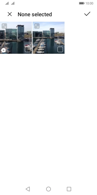 Press the required picture. Press the required picture.